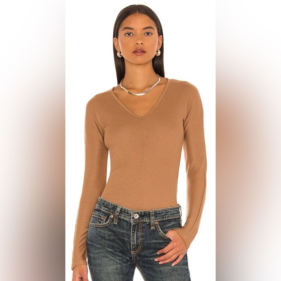 rag & bone Tops - NWT Rag&Bone Camel the knit bias top